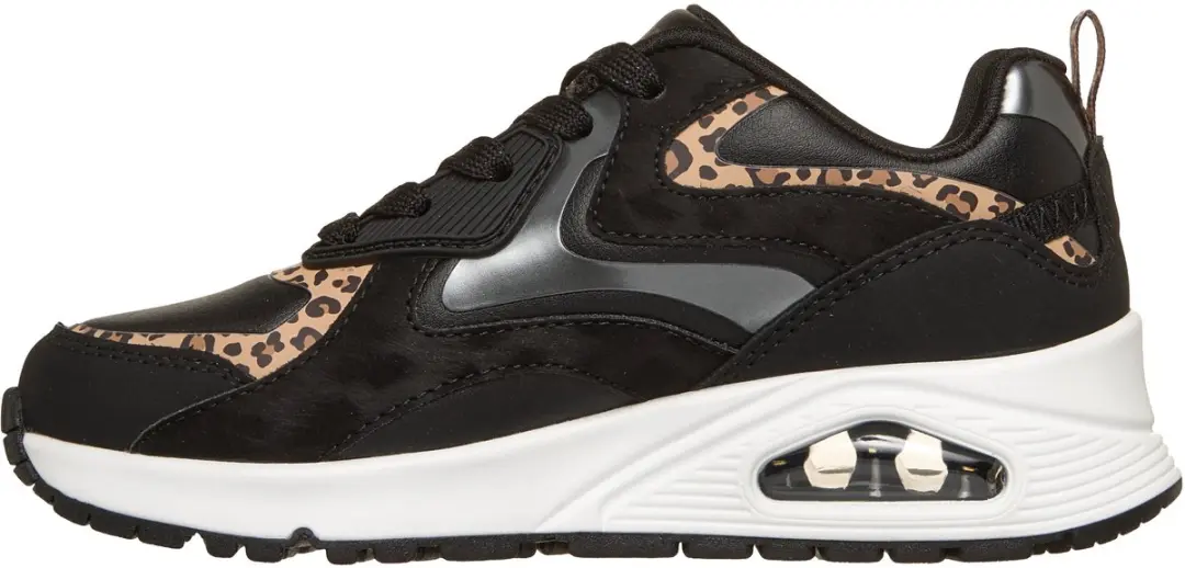 Skechers UNO GEN1-LEOPARD SURGE Meisjes Sneakers 34 - Zwart - afbeelding 3 van 6