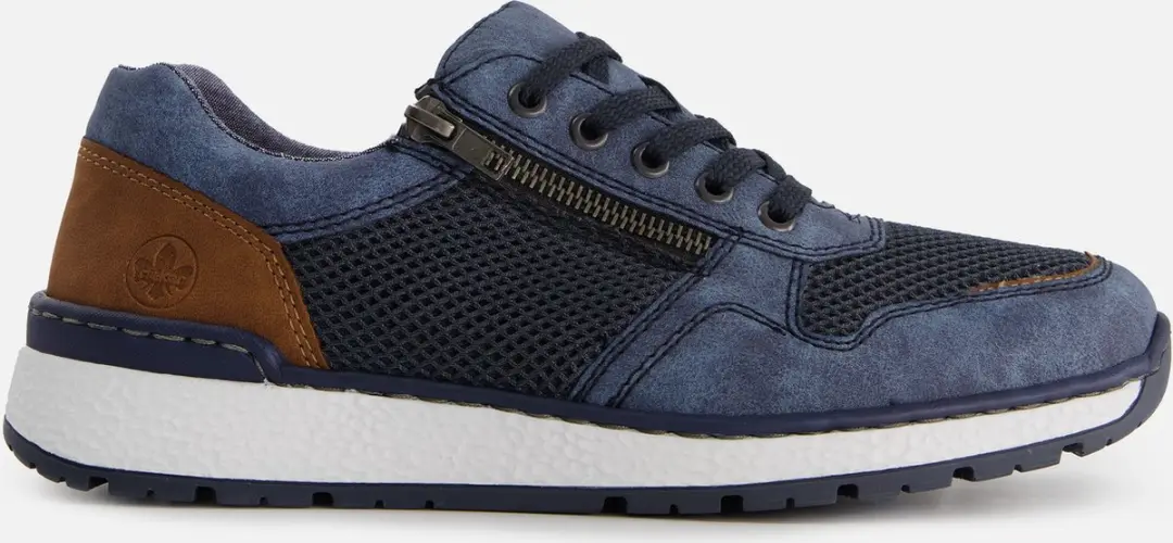 Rieker Sneakers blauw Textiel