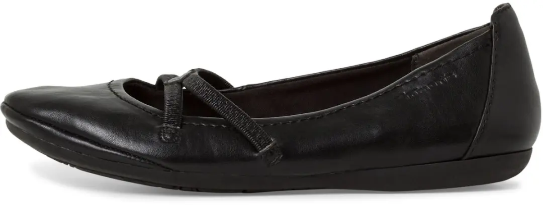 Tamaris dames ballerina zwart