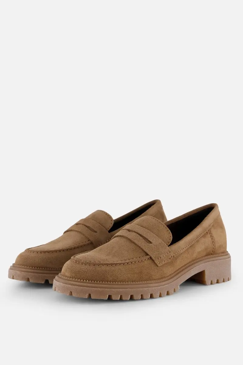 Tamaris Loafers bruin Suéde