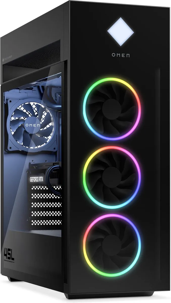 HP OMEN 45L GT22-3220nd Gaming PC - Zwart
