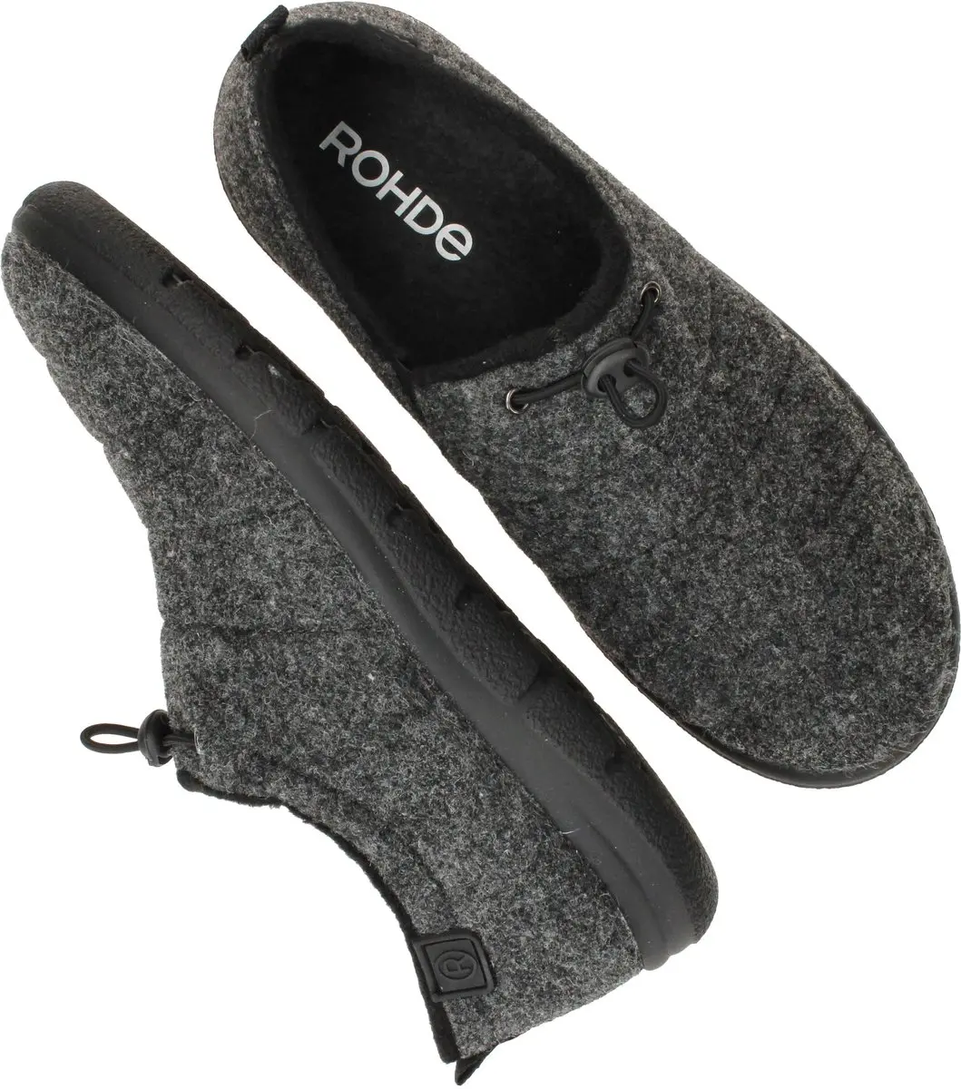 Rohde 2626 Heren Pantoffels - Grijs - Maat 45 - afbeelding 6 van 6