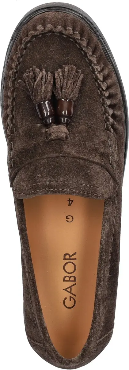 Gabor 4009.02.004 Dames Loafers - Bruin - afbeelding 6 van 6