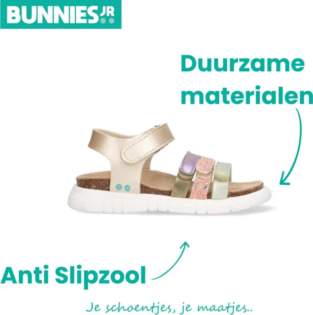 BunniesJR Bette Beach Platte Sandalen - 29 - afbeelding 3 van 6