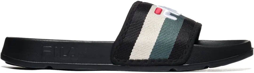 Fila Morro Bay Stripes Slipper 40 - Zwart - afbeelding 2 van 6