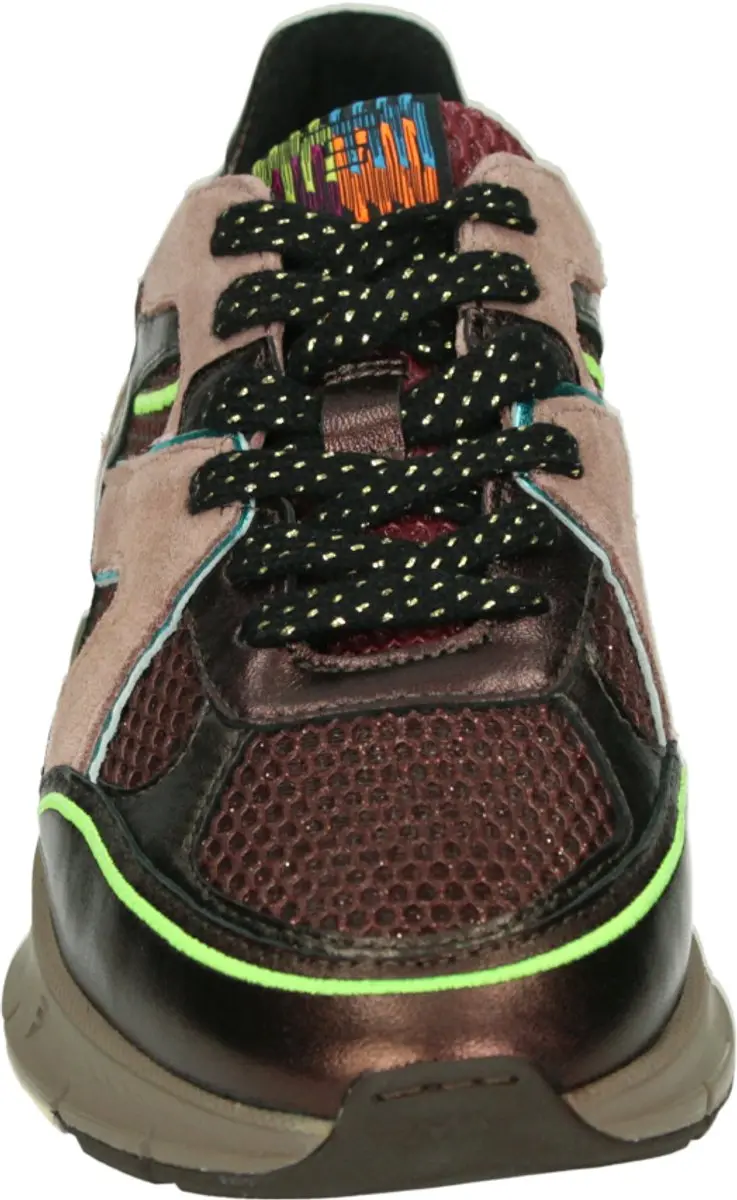 Floris van Bommel Daysi 09.02 Dames Sneakers - 42 - Bordeaux - afbeelding 5 van 6
