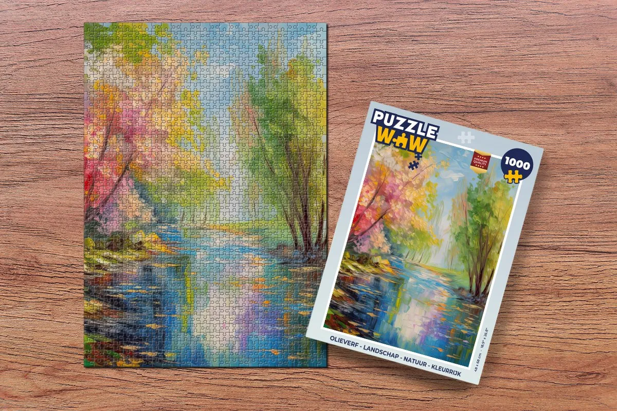 PuzzleWow Landschap Puzzel 1000 Stuks - Multicolor