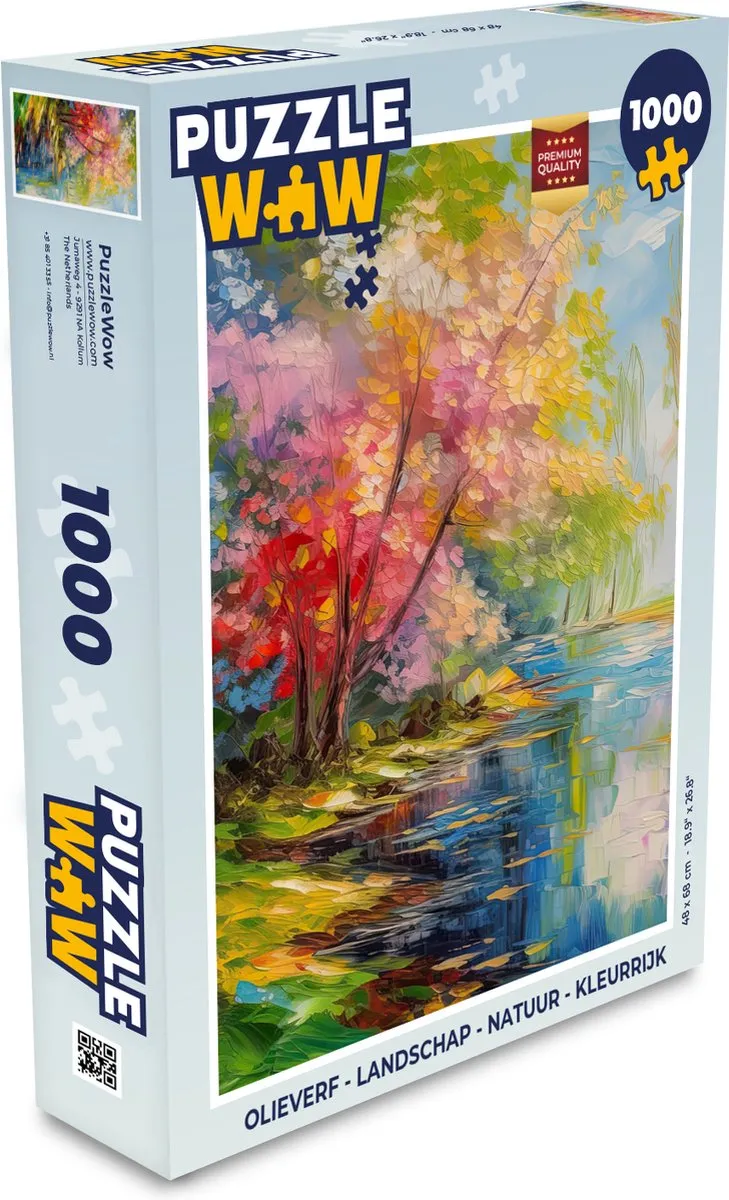 PuzzleWow Landschap Puzzel 1000 Stuks - Multicolor