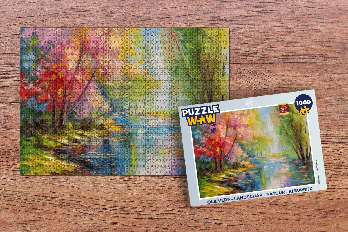 PuzzleWow Landschap Puzzel 1000 Stuks - Multicolor