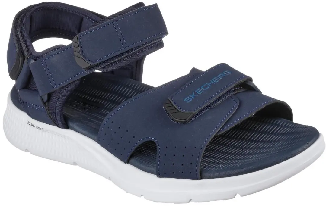 SKECHERS GO CONSISTENT SANDAL TRIBUTARY, comfortbale shoes, 229097-NVBK, Male, B