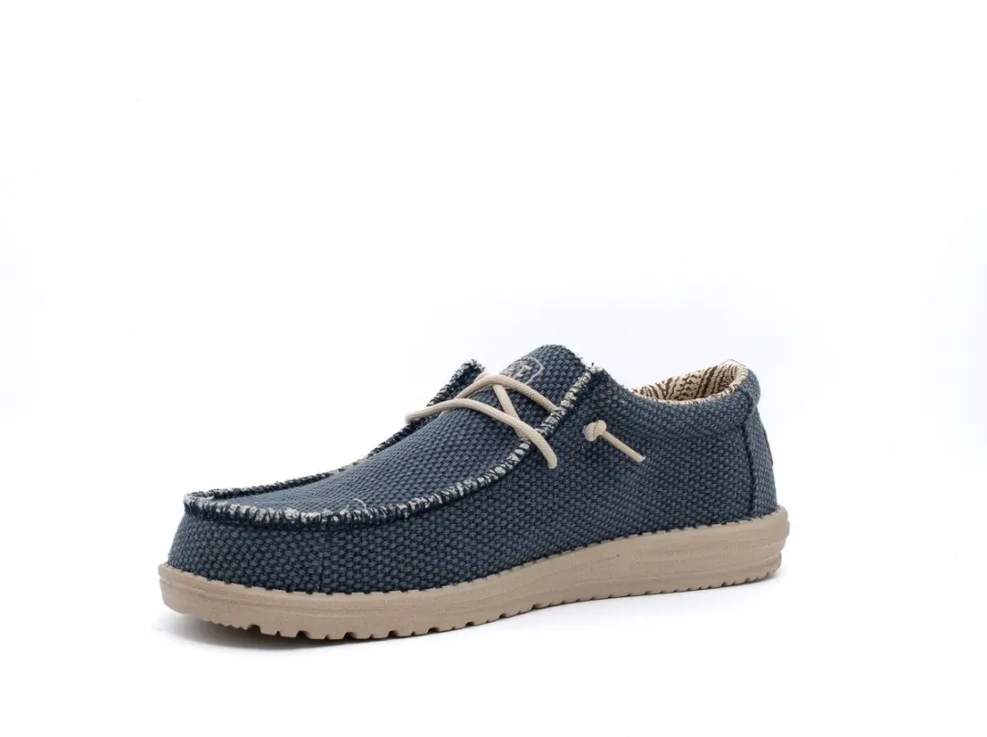 Hey Dude Wally Braided Instappers blauwgrijs - Maat 46 - afbeelding 3 van 6