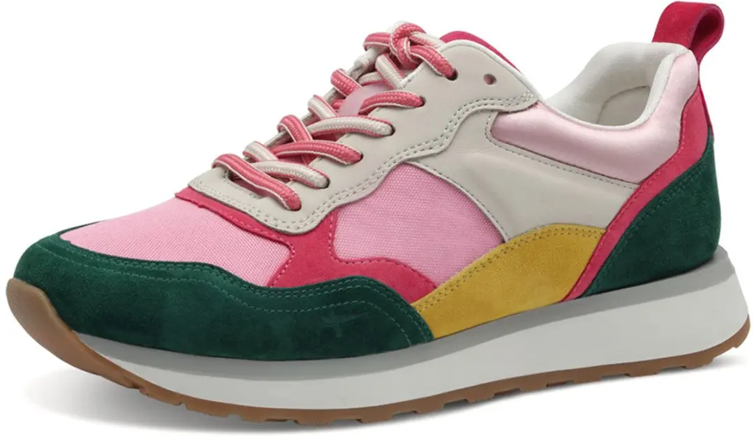 Tamaris dames sportschoenen 1-23741-43 514 damesschoenen M2374143 Pink Comb