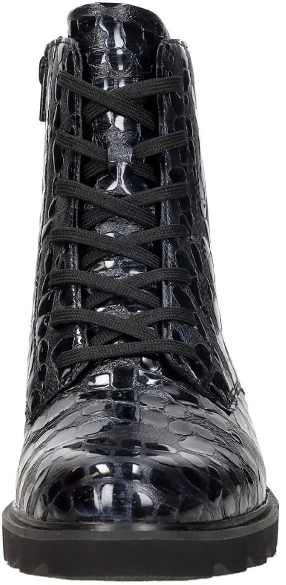 Remonte Veterschoenen Hoog - Blauw Lak - 45 - afbeelding 6 van 6