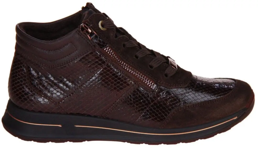 Ara Osaka 2.0 Hoge Sneakers - Donkerbruin - Maat 39 - afbeelding 5 van 6