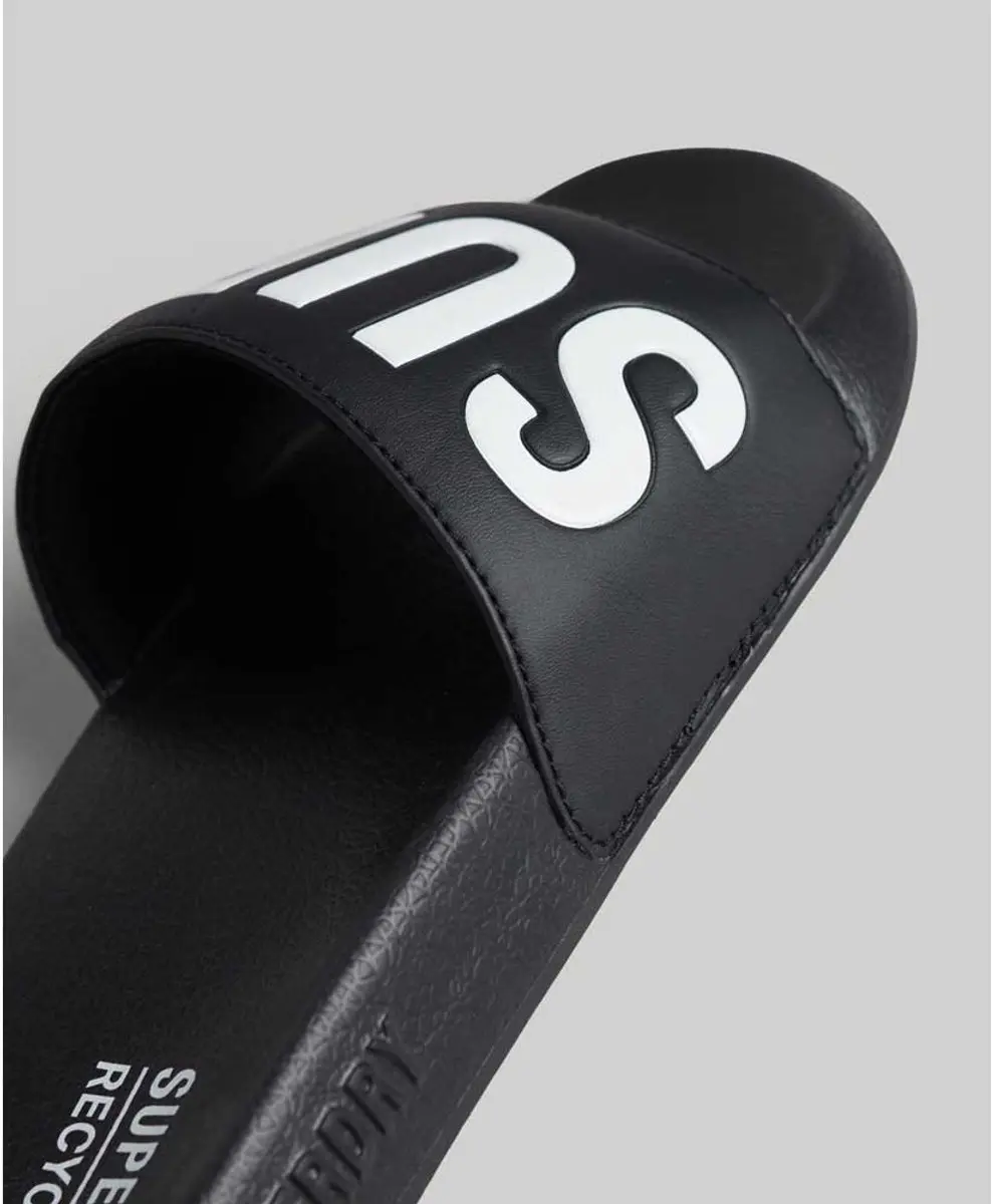 Superdry Code Core Badslippers Dames - 38/39 - Black/White - afbeelding 5 van 6