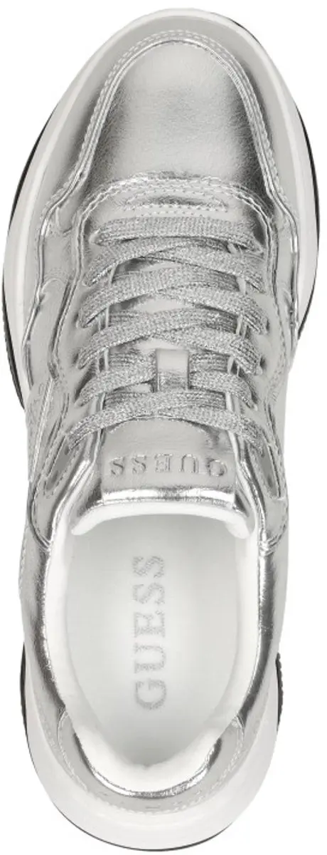 Guess Happy Sneakers Laag - zilver - Maat 40 - afbeelding 5 van 6