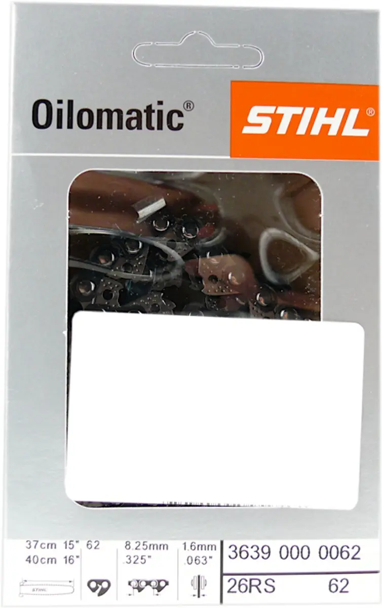 Stihl 36390000062 S�geketting .325 - 1,6mm - 62 Schakels - 37cm