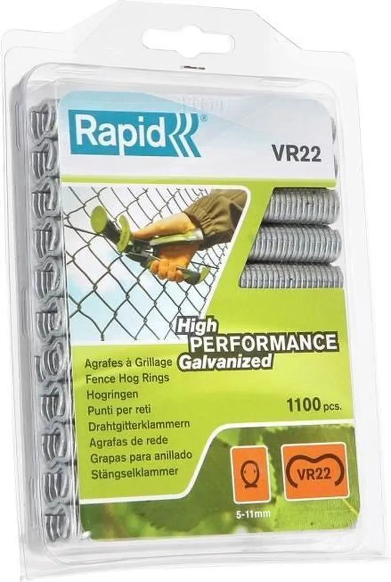 Rapid Hogringen Gegalvaniseerd 2mm - 1100 Stuks