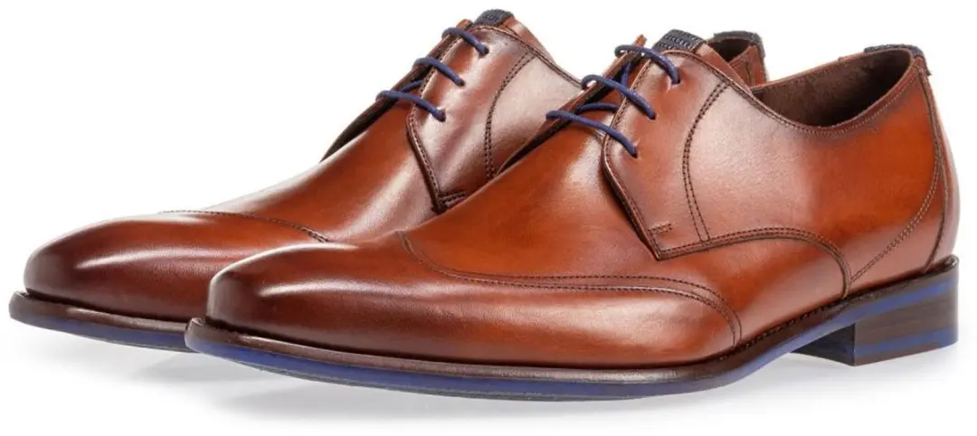 Floris van Bommel DE STIJLER 07.00 Herenschoenen - Cognac 47 - afbeelding 3 van 6