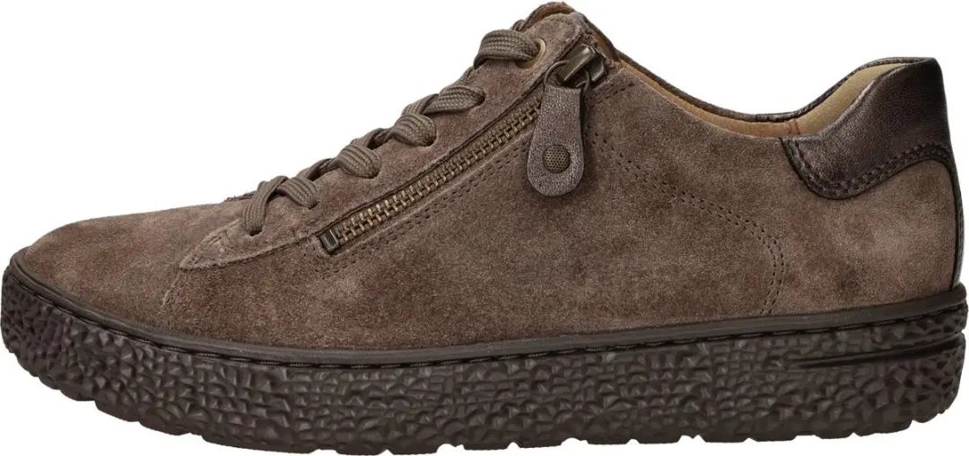 Hartjes Combi Met Hiel Suede H LS Sneaker - Taupe - Maat 42,5 - afbeelding 6 van 6