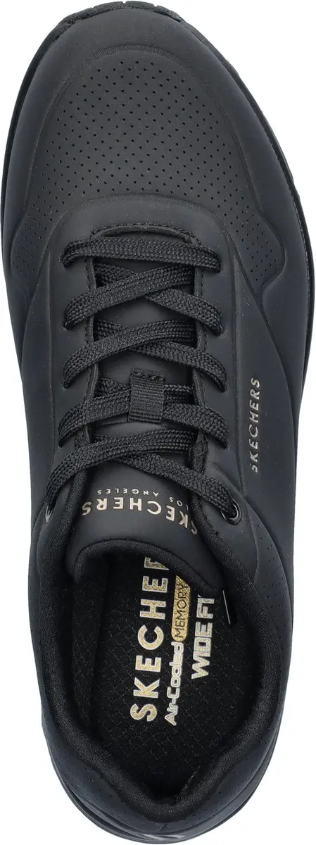 Skechers Uno Stand On Air Dames Sneaker - Zwart - Maat 40 - afbeelding 6 van 6