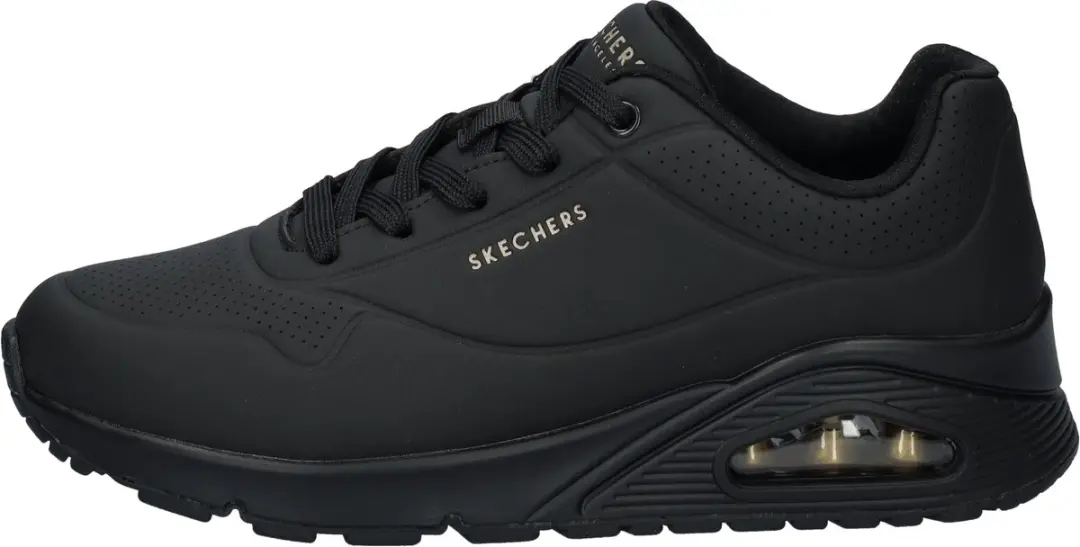 Skechers Uno Stand On Air Dames Sneaker - Zwart - Maat 40 - afbeelding 5 van 6