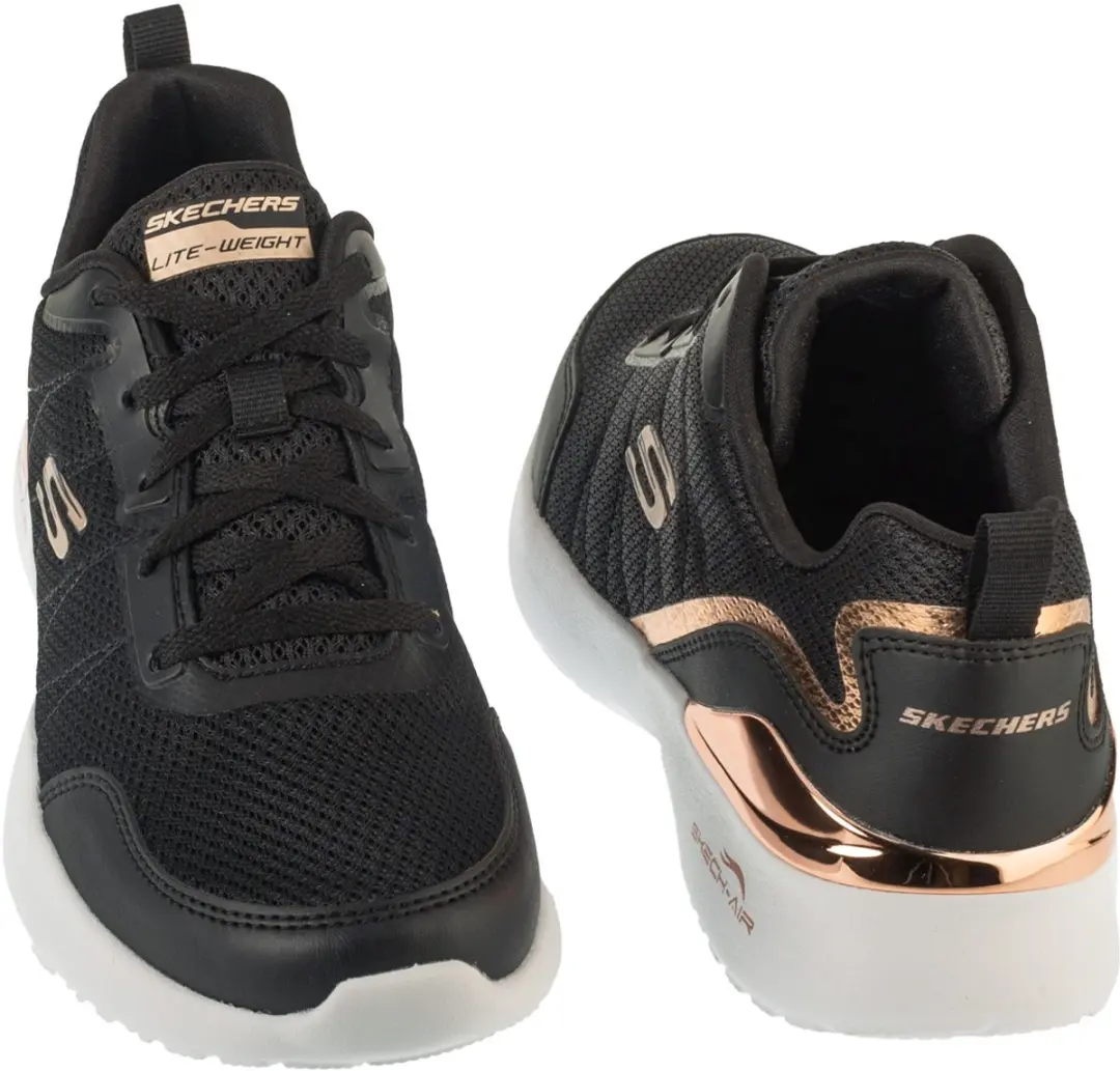 Skechers Skech-Air Dynamight The Halcyon 149660-BKRG Sneakers - Zwart - afbeelding 5 van 5