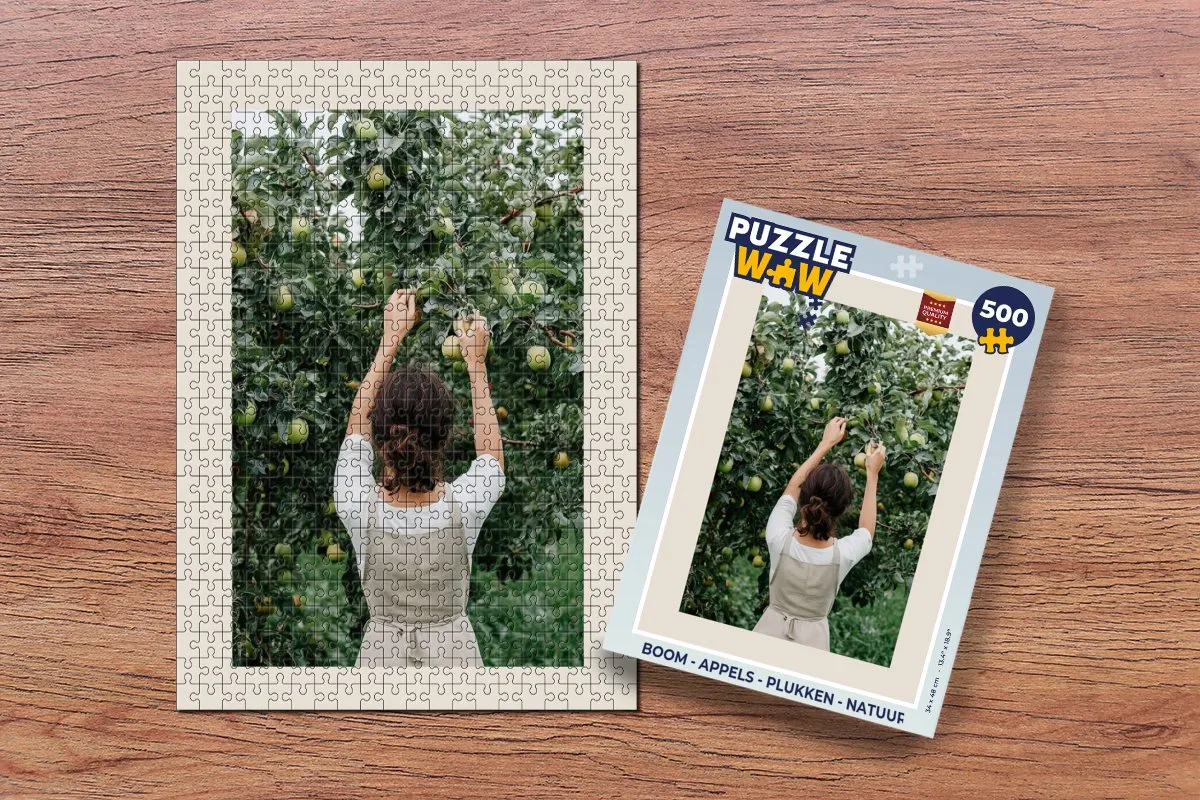 PuzzleWow Boom Appels Legpuzzel 500 Stuks - Groen