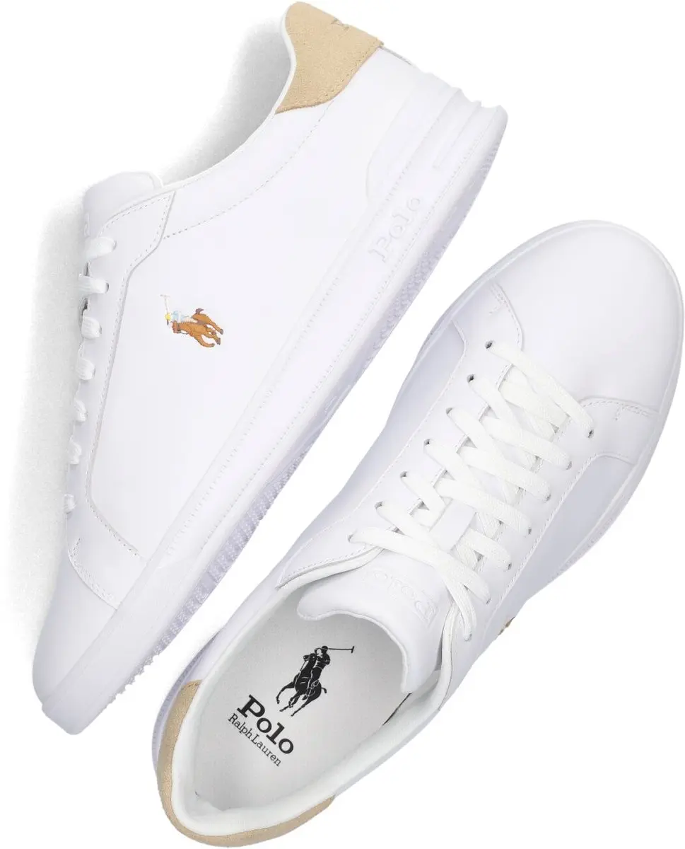Polo Ralph Lauren Hrt Ct II Sneakers - Wit - Maat 40 - afbeelding 4 van 6