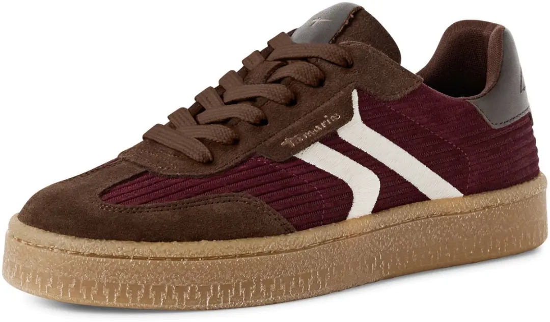 Tamaris 108229 Dames Sneakers - Bordeaux - afbeelding 3 van 6