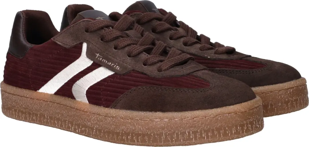 Tamaris 108229 Dames Sneakers - Bordeaux - afbeelding 4 van 6