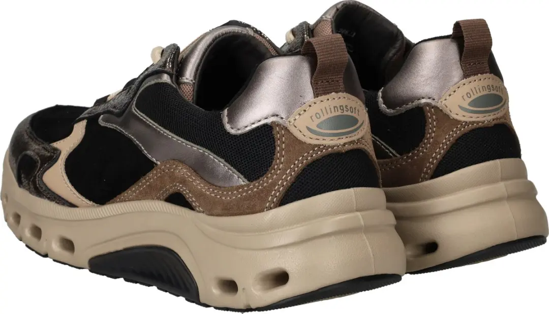 Gabor Rollingsoft Dames Sneakers 37 - Zwart - afbeelding 4 van 6