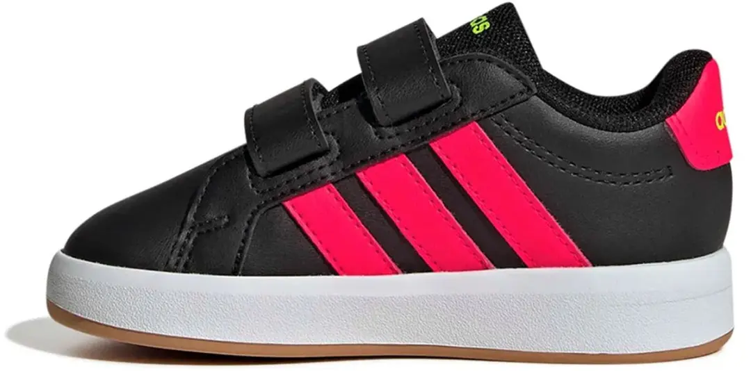 Adidas Grand Court 3.0 Babyschoenen 22 - Zwart/Rood/Groen - afbeelding 4 van 4
