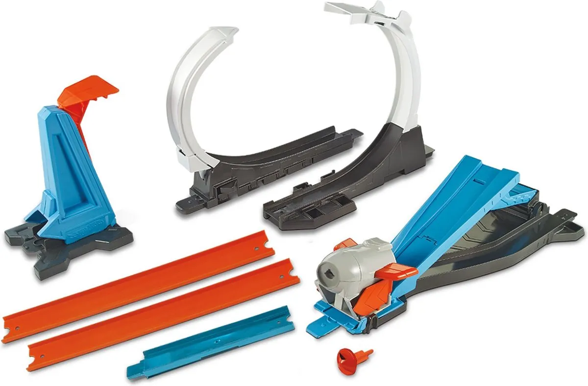 Hot Wheels Track Builder Blast Off Challenge FLK60 - 8 Baandelen - Multicolor - afbeelding 2 van 6