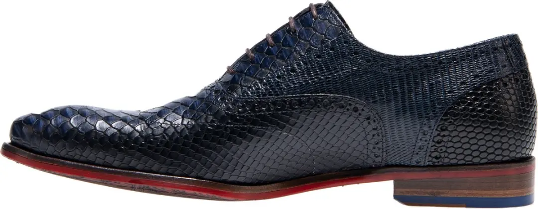 Floris van Bommel Heren Veterschoenen Blauw - Maat 46 - afbeelding 6 van 6