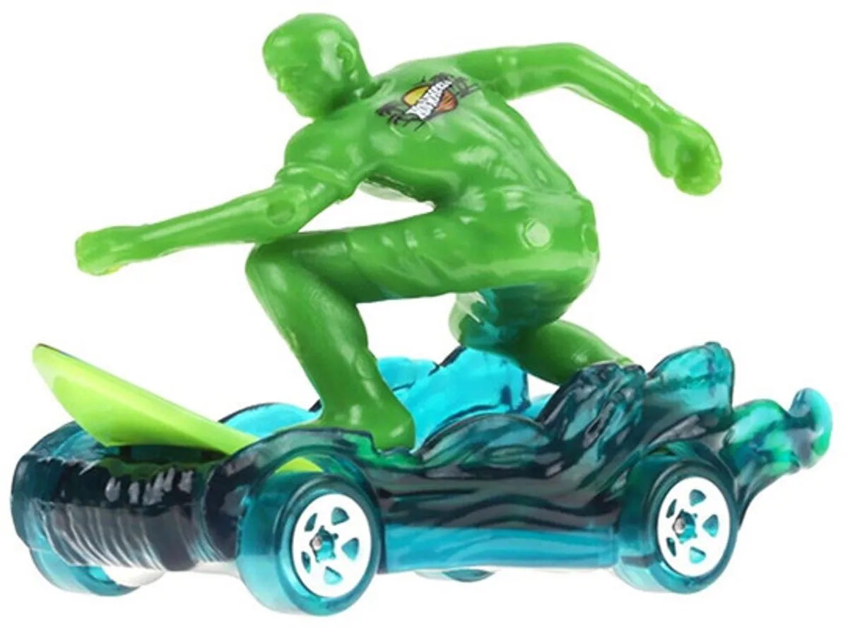 Hot Wheels Surf's Up Extreme Sports 2/5 1:64 Groene Short Card