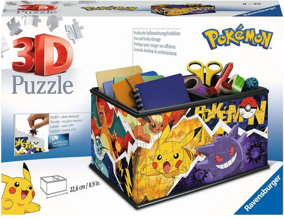 Ravensburger Pokémon 3D Puzzel Stripfiguren 216 Stuks - Multicolours