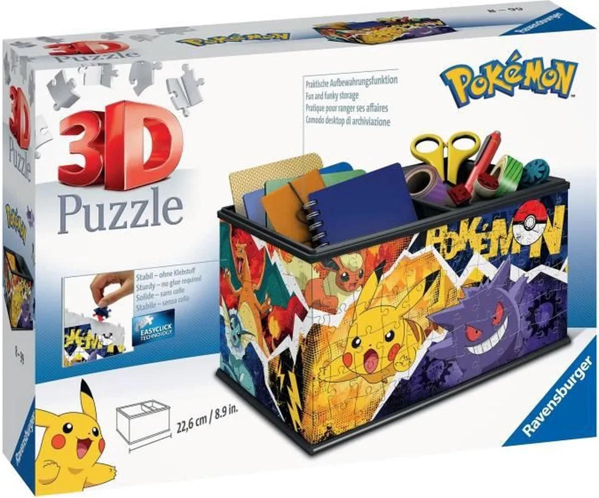 Ravensburger Pokémon 3D Puzzel Stripfiguren 216 Stuks - Multicolours