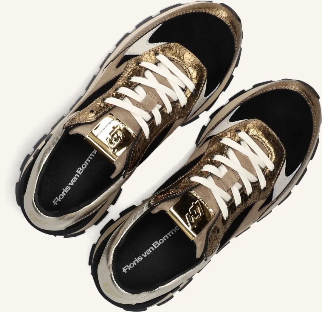 Floris van Bommel Blokki Sneakers Sfw-10098 - Goud - Maat 37,5 - afbeelding 4 van 6