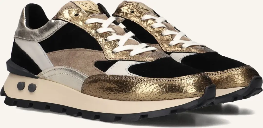 Floris van Bommel Blokki Sneakers Sfw-10098 - Goud - Maat 37,5 - afbeelding 3 van 6