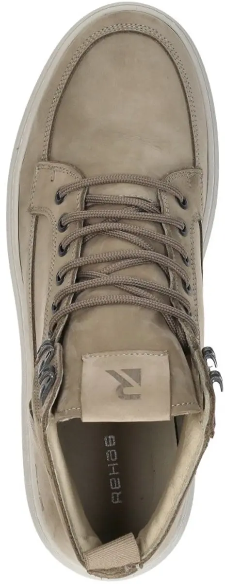 Rehab Rafa Nub Veterschoenen Hoog - taupe - Maat 42 - afbeelding 4 van 6