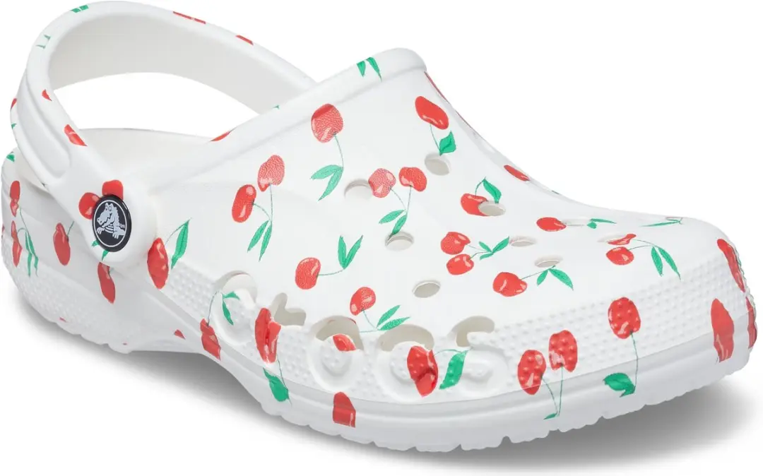 Crocs Baya Seasonal Printed Clog White Cherry Maat 43/33 M10/W12