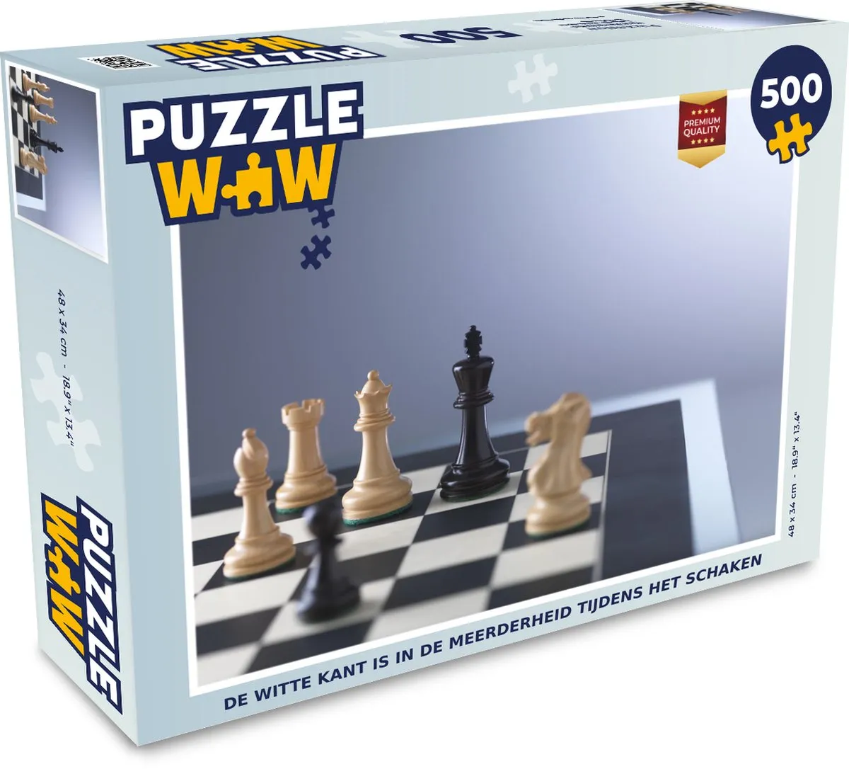 PuzzleWow Legpuzzel 500 Stuks - Multicolor