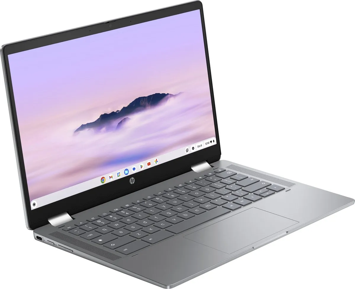 HP Chromebook x360 14b-cd0075nd - 35,6 cm Touchscreen - 8 GB RAM - 256 GB - Zilver