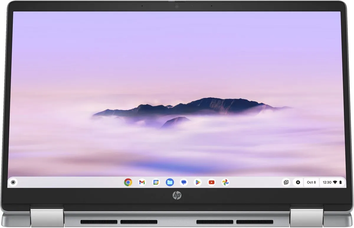 HP Chromebook x360 14b-cd0075nd - 35,6 cm Touchscreen - 8 GB RAM - 256 GB - Zilver