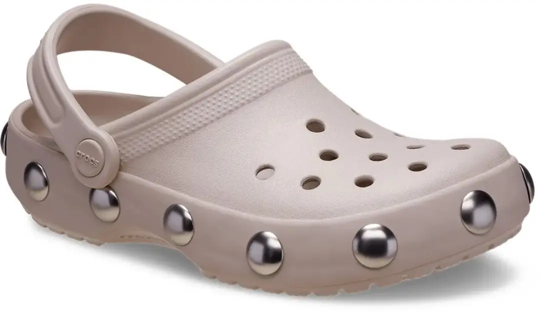 Crocs Classic Big Studded Klompen - Cocoa Cream 36/37