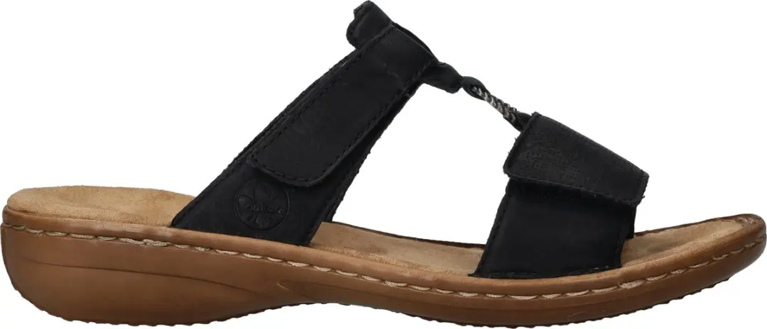 Rieker Dames Slipper 60885-00 - Zwart - afbeelding 2 van 6