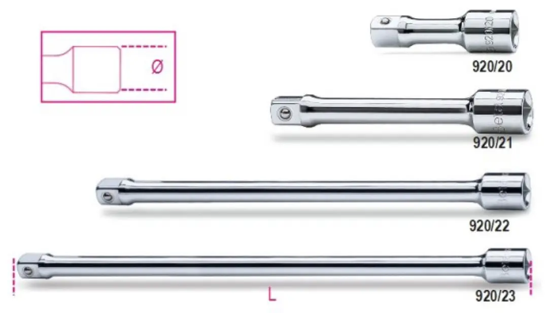 Beta Tools Boorverlengstuk 920/20
