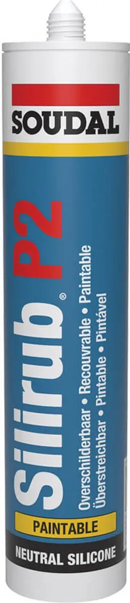 Soudal Silirub P2 310 ml Ral9001 Cremewit