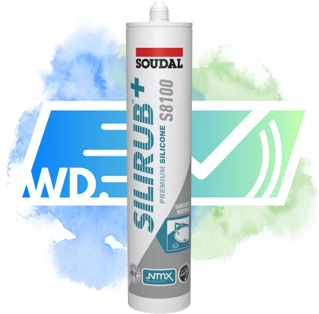 Soudal Silirub S8100 Wit - 300ml